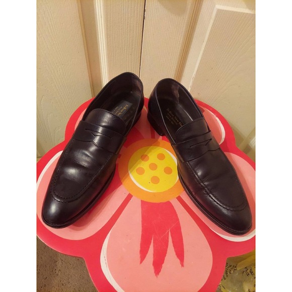 To Boot New York Black Men\'s Leather Shoes. Size 10. Italy. Cond Very Good.